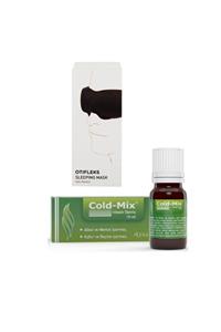 OTİFLEKS Ayarlanabilir 3d Uyku Maskesi + Burun Tıkanıklığı İçin Rahatlatıcı Damla Cold-mix 10 ml