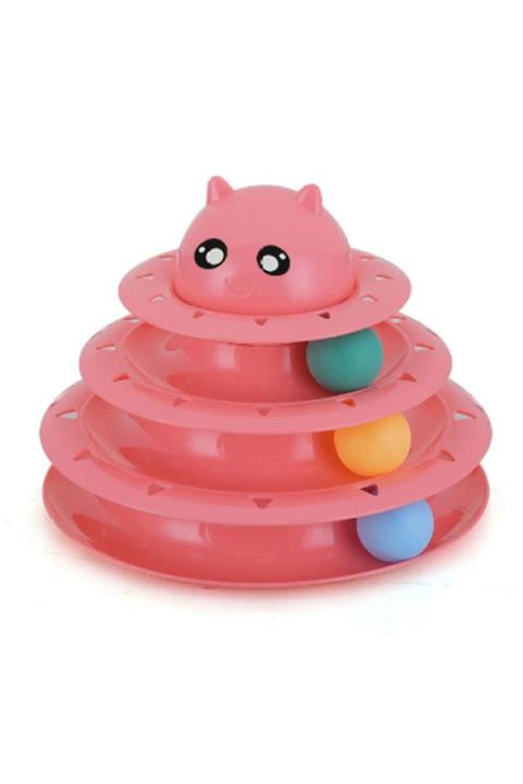 Harry Yaya Katlı Kedi Oyuncağı-pembe