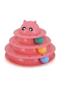 Harry Yaya Katlı Kedi Oyuncağı-pembe