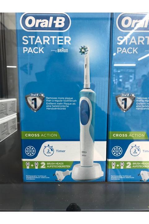 OralB Starter Pack Cross Action Şarzlı Diş Fırçası