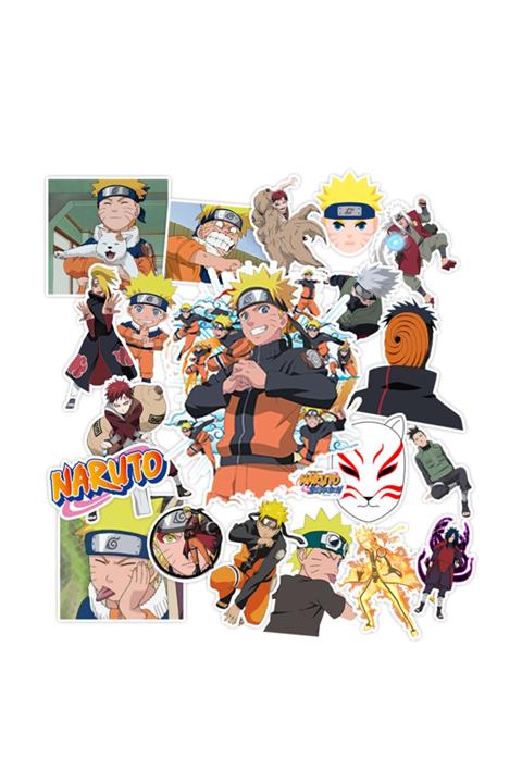 ZipZap Naruto Sticker Paketi 20 Adet Sticker