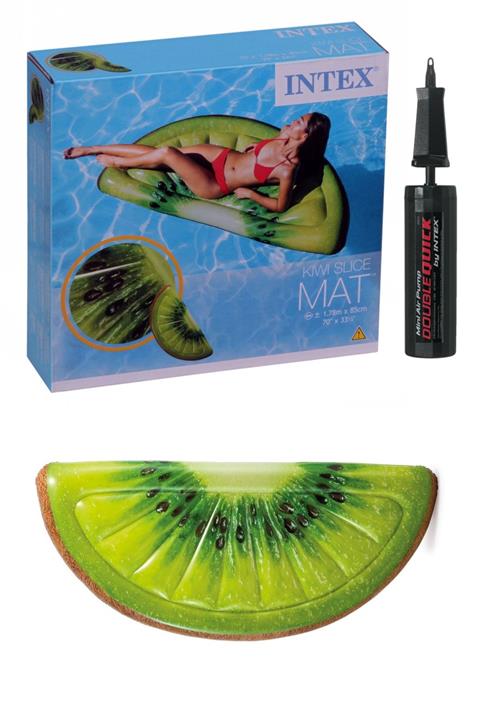 ingatoys Deniz Yatağı Kivi Dilimi Ada Yatak 178x85 Cm + Pompa