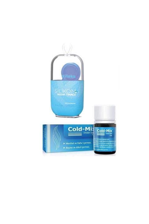 ColdMix Burun Tıkanıklığı Için Rahatlatıcı Damla 5 ml+Anti- Alerjik Silikon Kulak Tıkacı 4'lü