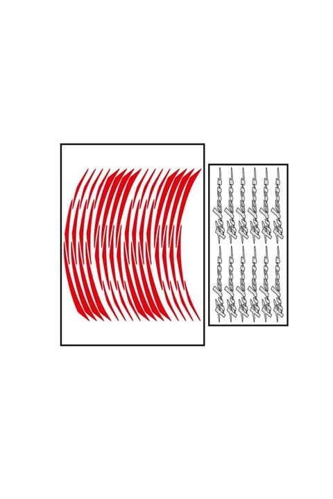 Pulsar Reflektör Kırmızı Jant Şeridi
