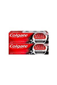 Colgate Optic White Charcoal Aktif Kömür Yumuşak Mineral Temizliği 50 Ml X 2