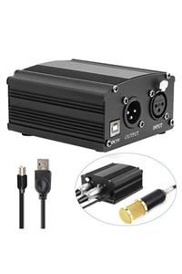 Havana 48v Phantom Power Ses Kartı (usb Kablo + Xlr Kablo)