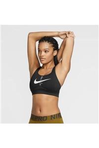 Nike Kadın Siyah Impact Strappy High-support Sports Büstiyer Cz6698-010