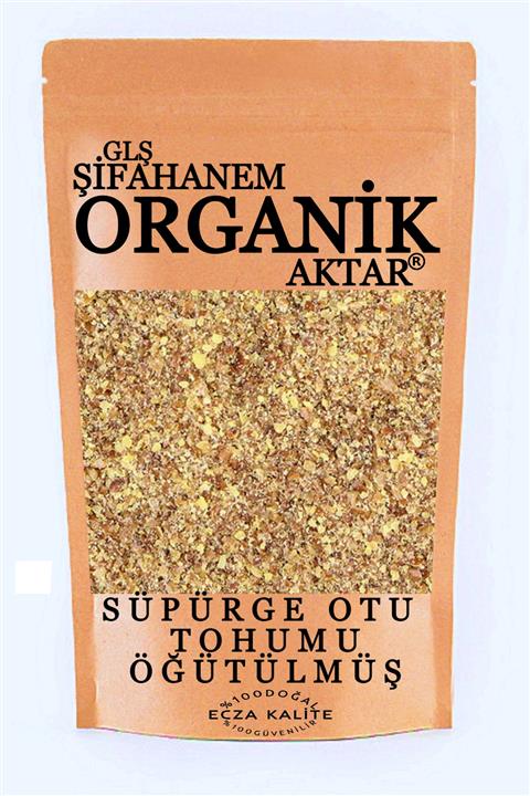 GLŞ ŞİFAHANEM ORGANİK AKTAR Öğütülmüş Toz Süpürge Otu Tohumu 250 gr