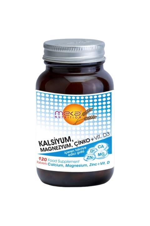 Meka Nutrition Calcium Magnesium Zinc Vitamin D 120 Tablet