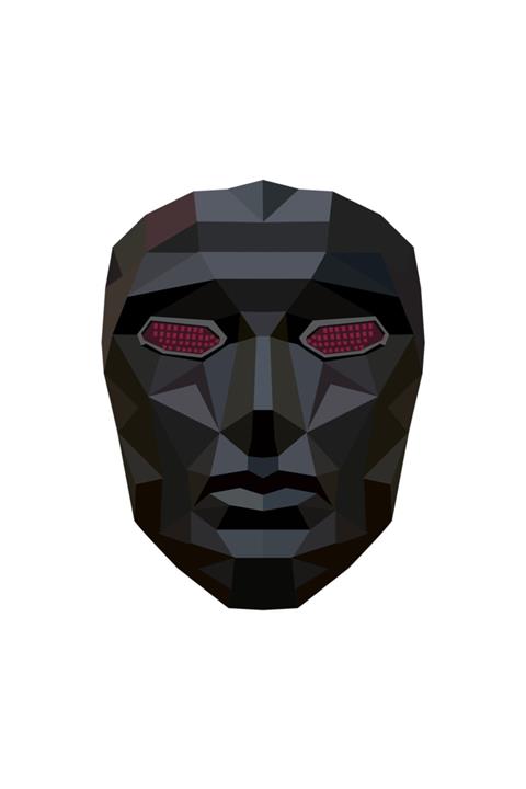 Stickker Squid Game Maske Etiketi (3 ADET), (MASKE DEĞİL ETİKETTİR)