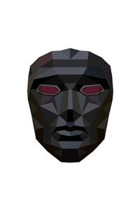 Stickker Squid Game Maske Etiketi (3 ADET), (MASKE DEĞİL ETİKETTİR)