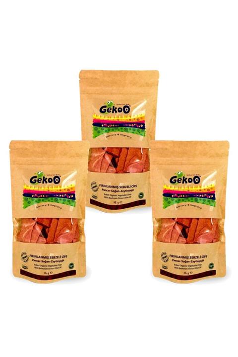 Gekoo Organik Cips Avantajlı 3lü Paket - Pancarlı