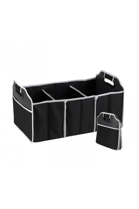 BE ACTİVE 3 Bölmeli Araba Bagaj Çantası Katlanabilir Piknik Kamp Organizeri