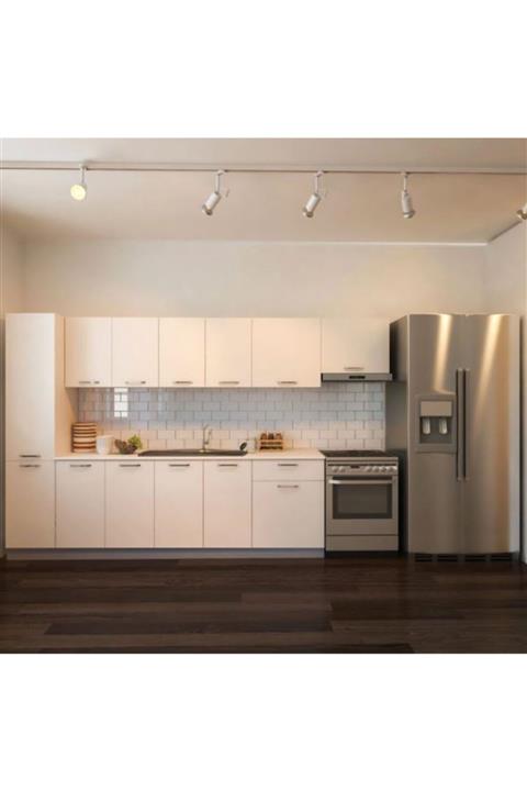 EPİCONCEPT Beyaz Turna Hazır Mutfak Dolabı Kiler Dahil 320cm