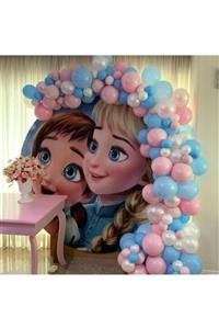 as balon Elsa Anna Balonlar Balon Zinciri