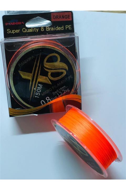 Adaav Pandora Orange  x 8 150m 0,23mm İp Misina