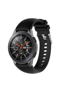 Samsung Galaxy Gear S2 (20mm) Esnek Fashion-desing 11 Kademeli Ayar Siyah