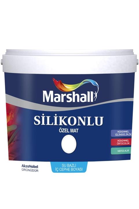 Marshall Silikonlu Özel Mat Iç Cephe Duvar Boyası 2,5 lt Kırık Inci