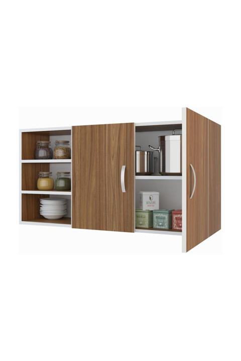 Kenzlife hazır mutfak castus cvz 060*120*32 mutfak banyo dolabı kapaklı raflı