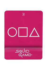 Flipped Squid Game Pink Bilek Destekli Kare Mousepad