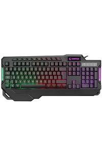 Rampage Kb-r46 Uyumlu Carısma Usb Rainbow Aydınlatmalı Q Gaming Oyuncu Klavye