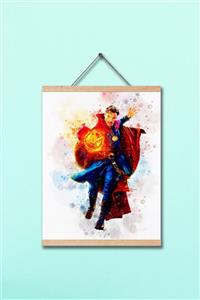 Canvartie Doktor Strange Karakterli Askılı Çocuk Odası Tablosu 30x40