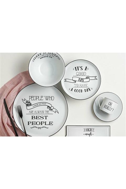 Porland Beyaz 31 Parça Kahvaltı Takımı