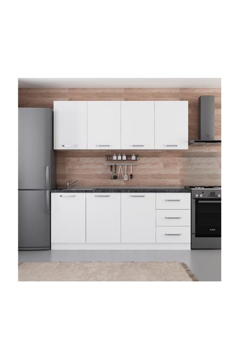 Minar 200 Cm Mutfak Dolabı Beyaz 200-b2