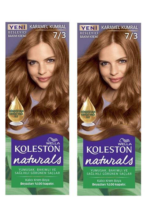 Koleston Naturals Saç Boyası 7/3 Karamel Kumral X2 Adet
