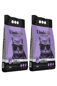 Lindo Cat Lavanta Kokulu İnce Tane Kedi Kumu 10 Kg x 2 Adet