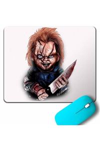 Kendim Seçtim Chucky Charles Lee Ray Oyuncak Bebek Bıçak Mouse Pad