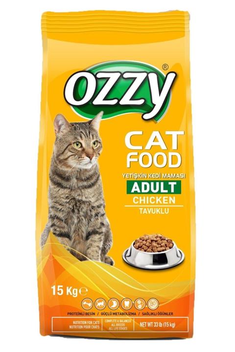 Ozzy Tavuklu Yetişkin Kedi Maması 15 Kg