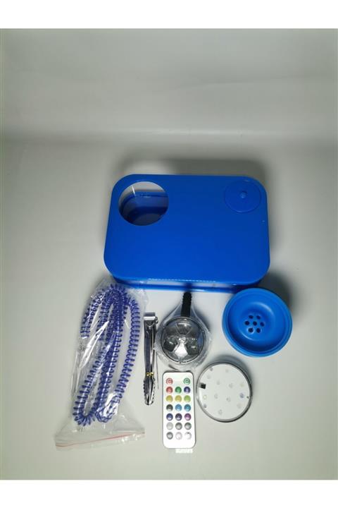 WolfHookah Mavi Mika Nargile Takımı