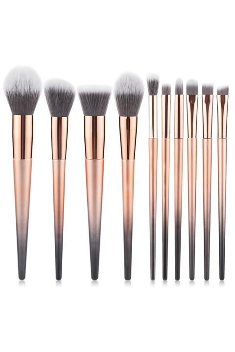 Joy&Tech Glitter 10'lu Makyaj Fırçası Seti