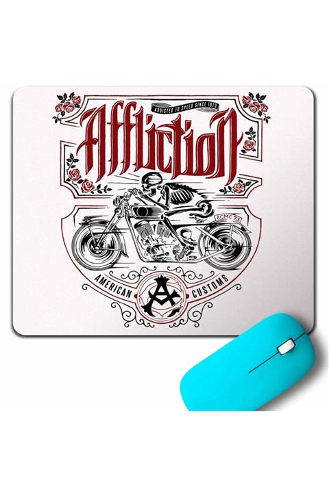 Kendim Seçtim Death Rıder Afflıctıon Ölüm Sürücüsü Motosiklet Mouse Pad