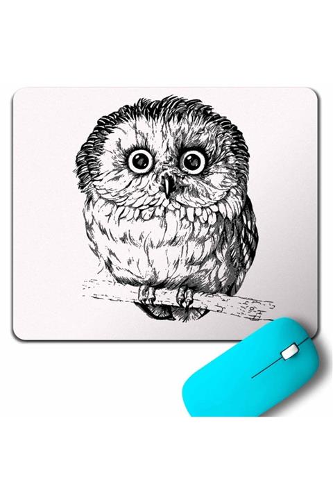 Kendim Seçtim Owl Baykuş Yavru Minik Kuş Mouse Pad
