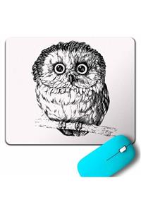 Kendim Seçtim Owl Baykuş Yavru Minik Kuş Mouse Pad