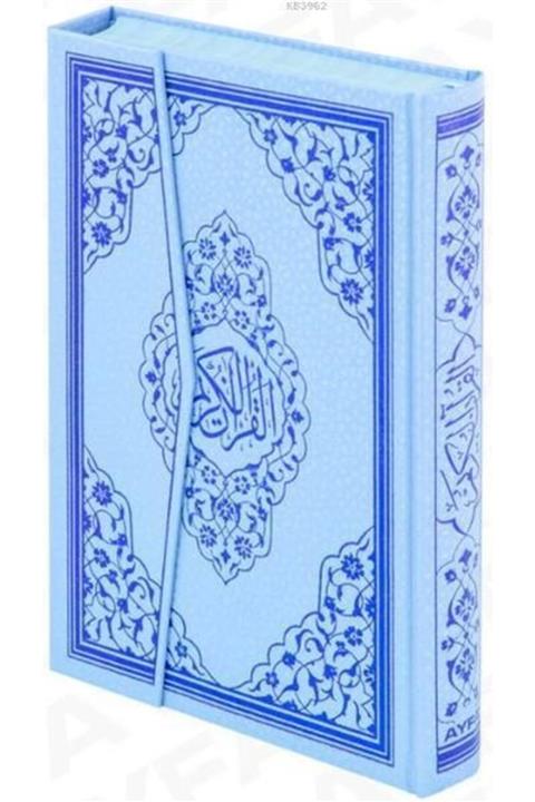 Ayfa Basın Yayın Kuranı Kerim Bilgisayar Hatlı Mavi Renkli Rahle Boy