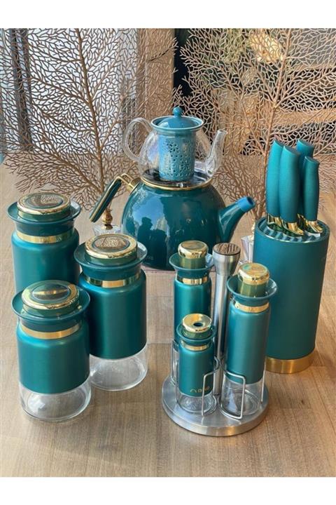 ROSSEV Mentol 17 Parça Mutfak Seti