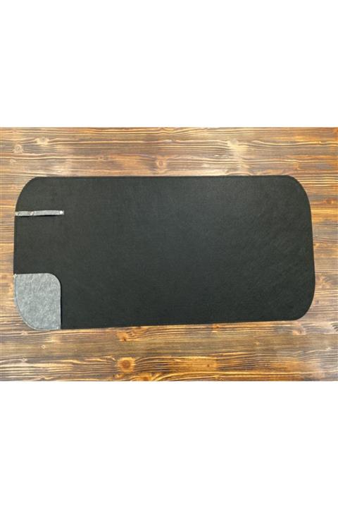 PopŞeker Çok Işlevli Keçe Çalışma Masası Düzenleme Matı, Bilgisayar Mouse Pad I (45x90 Cm)