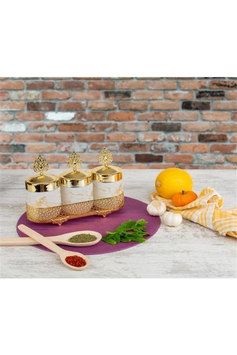 Hasırevim Ferforje 3 Lü Baharat Set