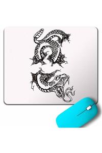 Kendim Seçtim Kral Kara Kobra Yılan Kıng Black Snake Cobra Mouse Pad