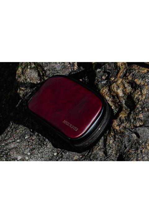 Masuwerte Bordo Siyah Makyaj Çantası Clutch \\ The Phoenix Case