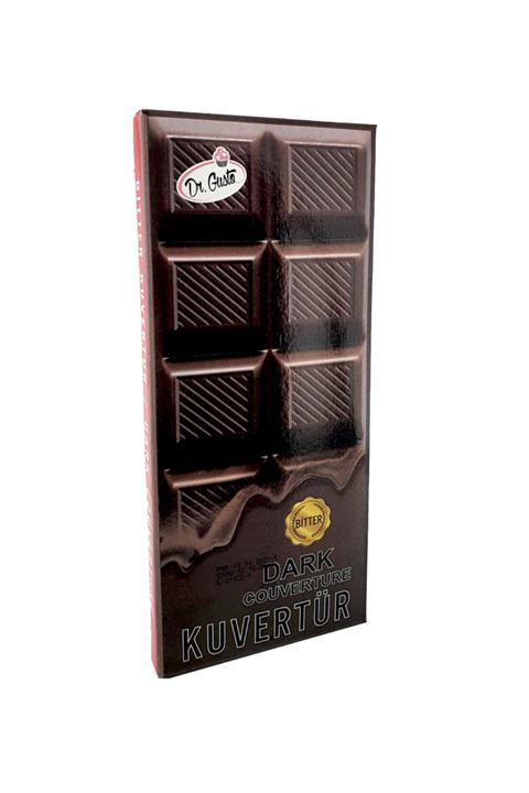 Dekamis Kuvertür Çikolata / Dr. Gusto Bitter Çikolata 200 Gr.