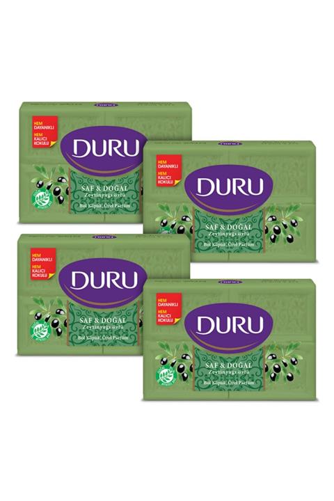 Duru Saf & Doğal Zeytinyağlı 16 Adet Kalıp Sabun 4x600gr
