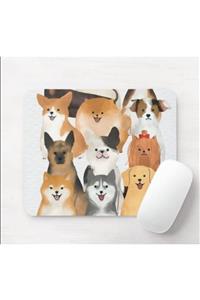 SEÇ Baskı Tasarım Mutlu Köpekler Mouse Pad