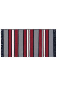 Madame Coco Alix Saçaklı Dokuma Kilim - Lacivert / Bordo - 60x100 Cm