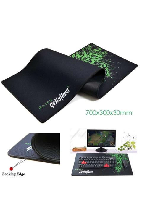 SanalBakkalım 70 X 30 X 0.3 Cm Dikişli Kaymaz Mouse Pad (karışık) Pl-2864