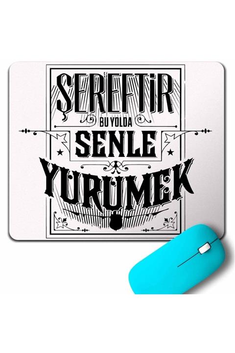 Kendim Seçtim Beşiktaş Şampiyon Şereftir Senle Yürümek 2018 Mouse Pad