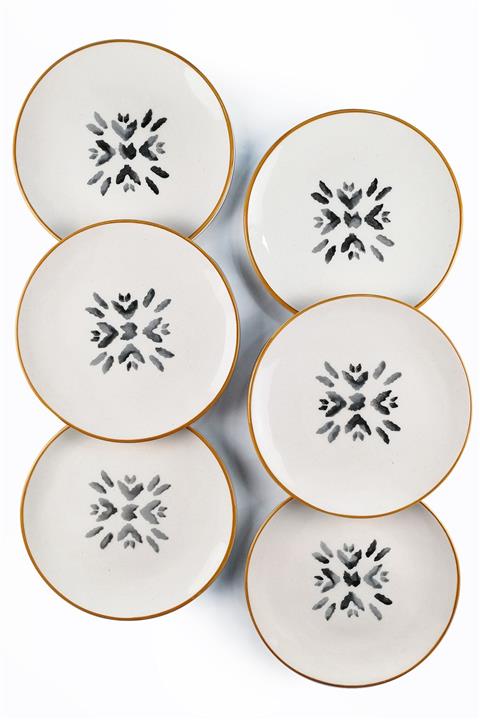 Lombardino Bohemian 16 Cm 6’lı Tatlı Tabağı Seti